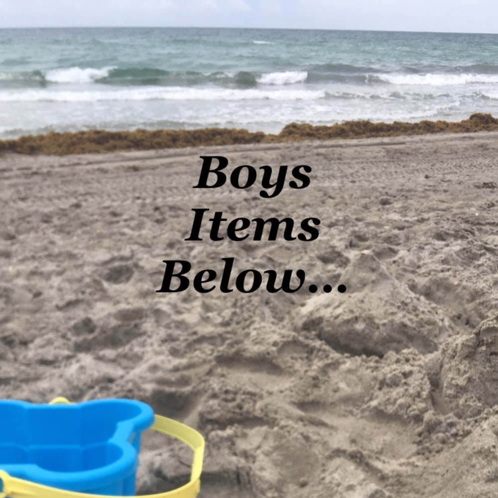 Boys Items - offers welcomed